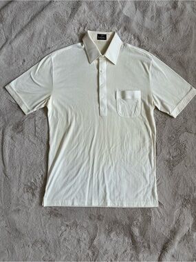 Countess Mara New York Vintage Cream Polo, Size M (see measurements)